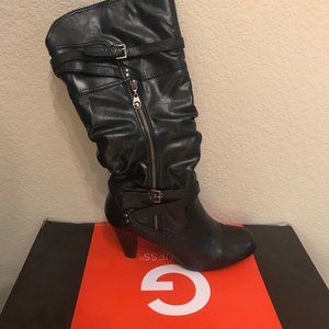 Guess Rozetta Black Women's Boots Size 9m